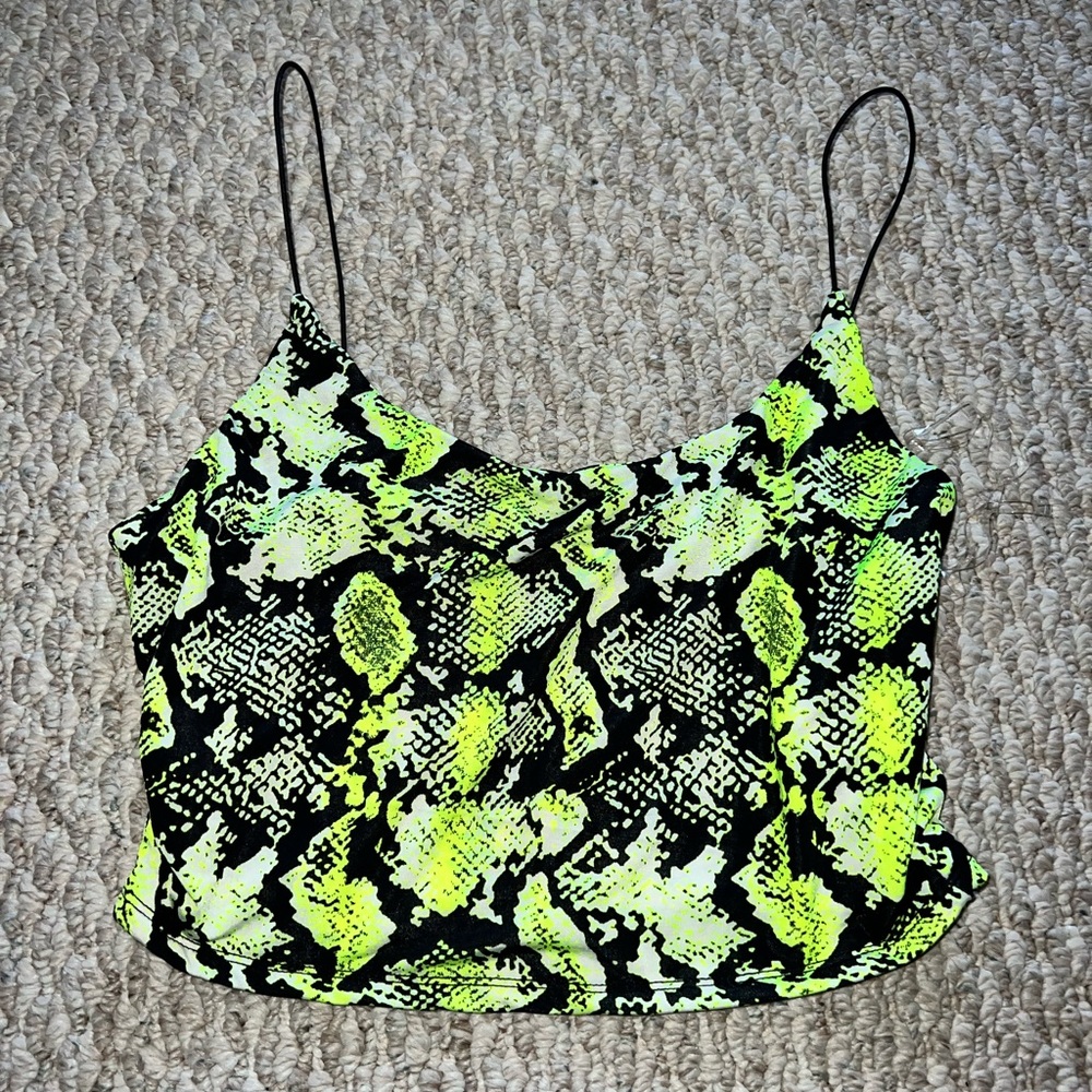 Snake Crop Top